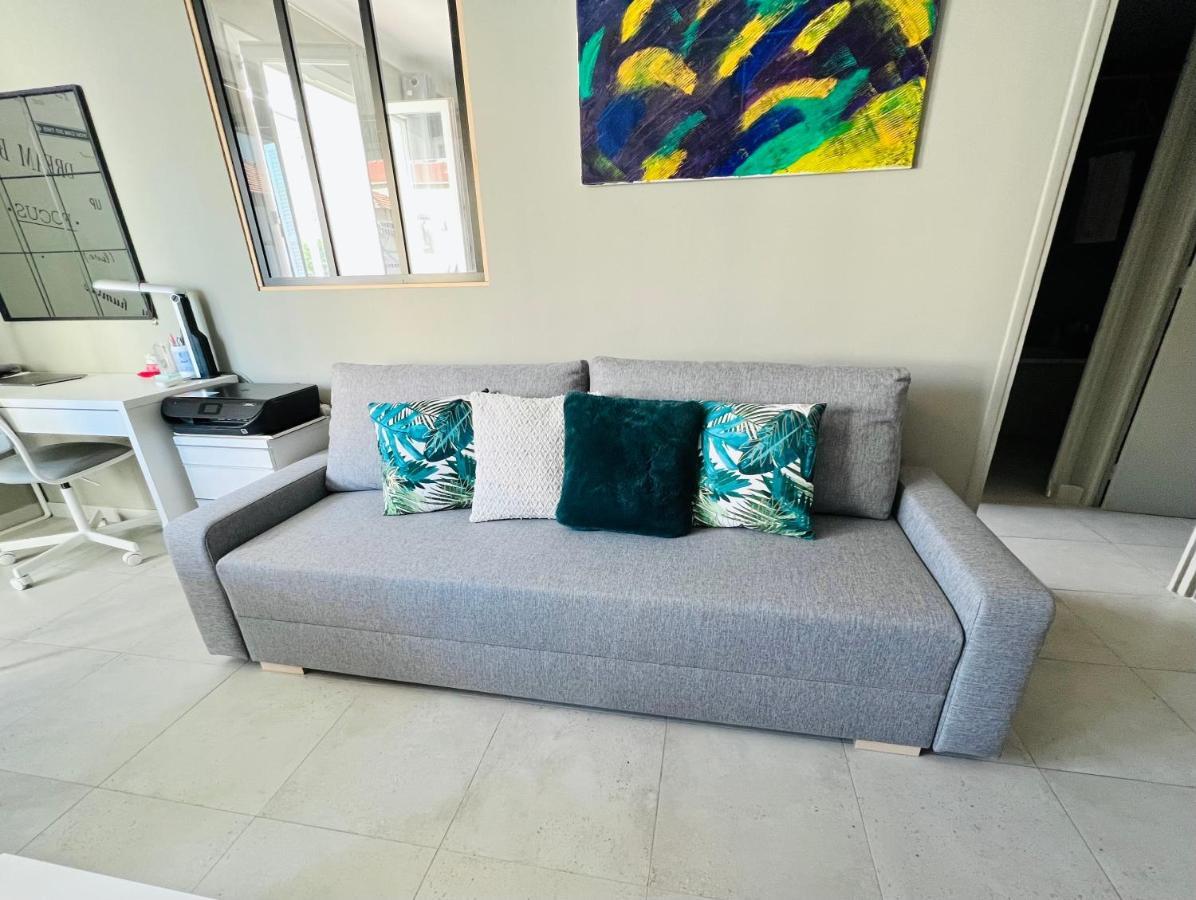 Ferienwohnung Nice West Cosy Flat Balcony, Near Airport, Train, Beach, Public Transport, Supermarket, Comfortable And Well Equipped Exterior foto